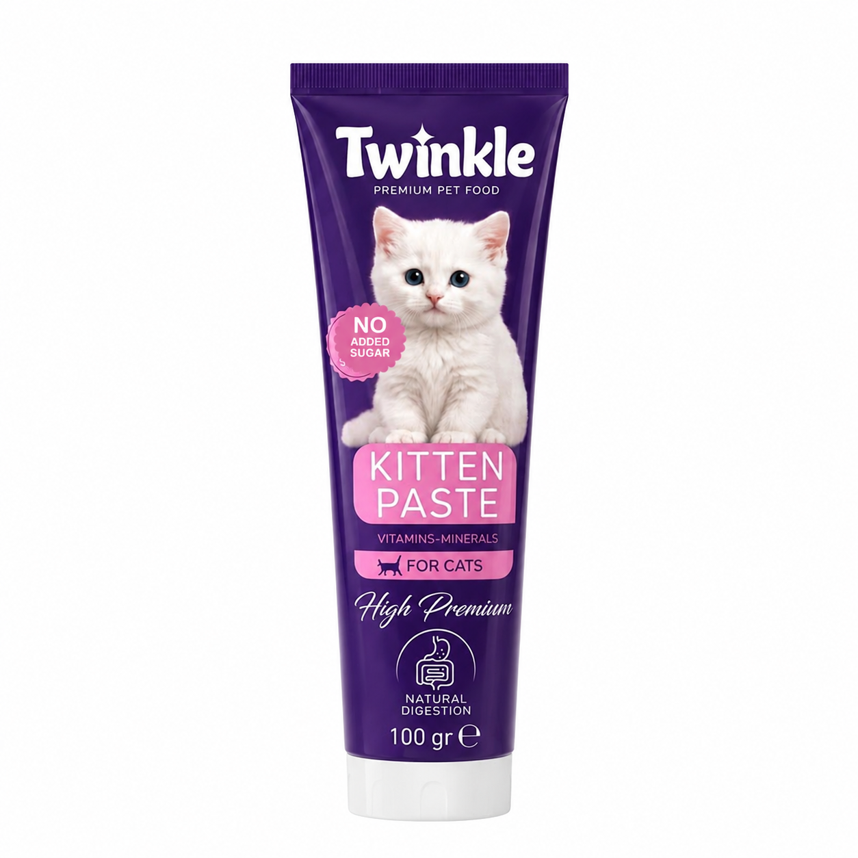 Twinkle Kitten Paste Malt Supplement for Kittens 100 gr - Healthy Development, Immunity & Digestion Support