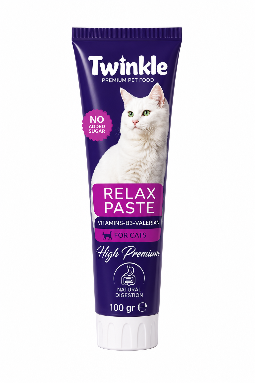 Twinkle Relax Paste Cat Malt 100 gr - Calming, Relaxation & Digestion Support
