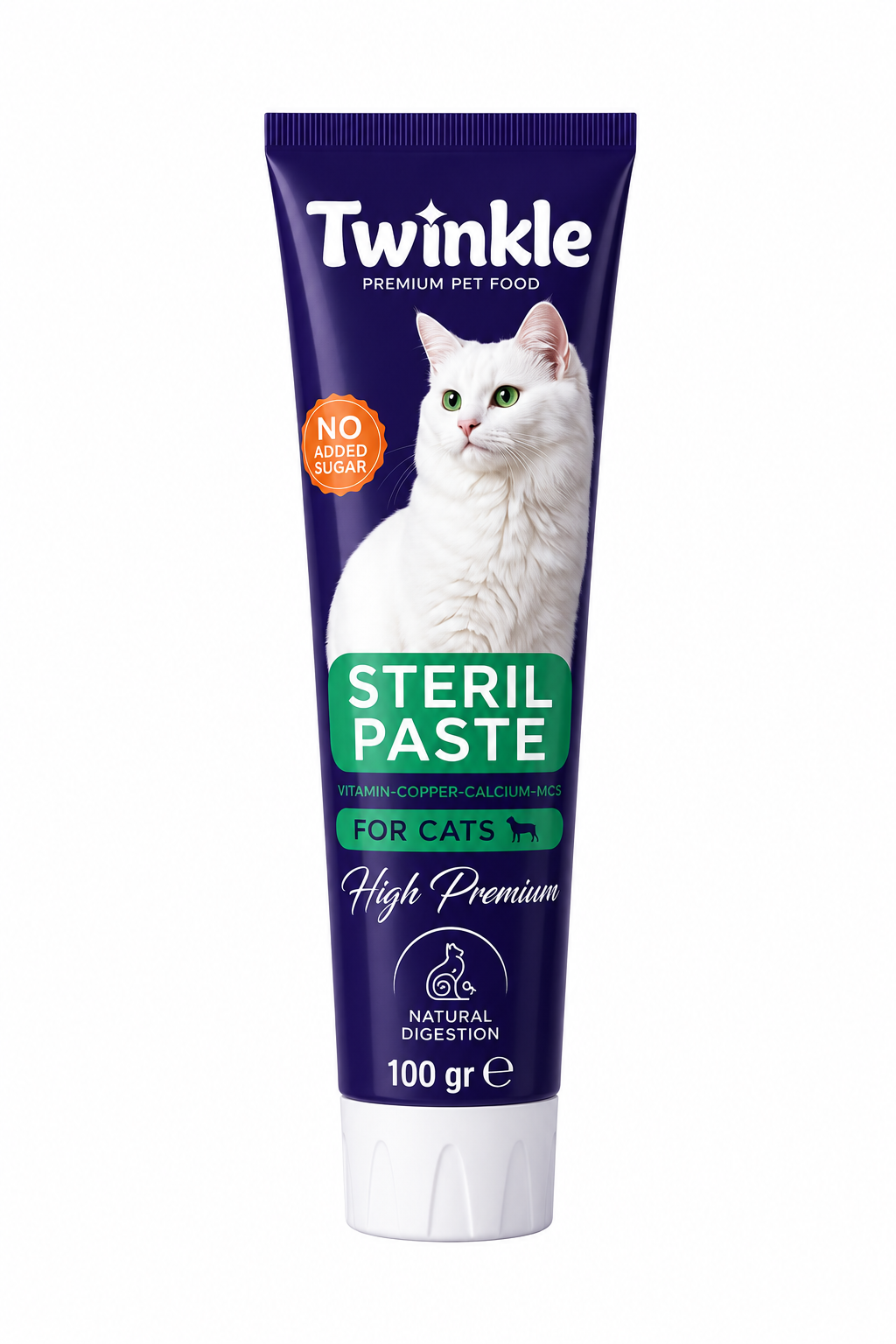 Twinkle Steril Paste Cat Malt 100 gr - For Sterilized Cats